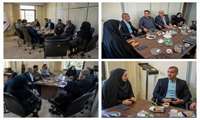 برگزاری نشست مدیر توسعه بنگاه‌ها و کارآفرینی سازمان صنایع کوچک و شهرکهای صنعتی ایران با معاون و مدیران صنایع کوچک شرکت شهرک‌های صنعتی اصفهان
